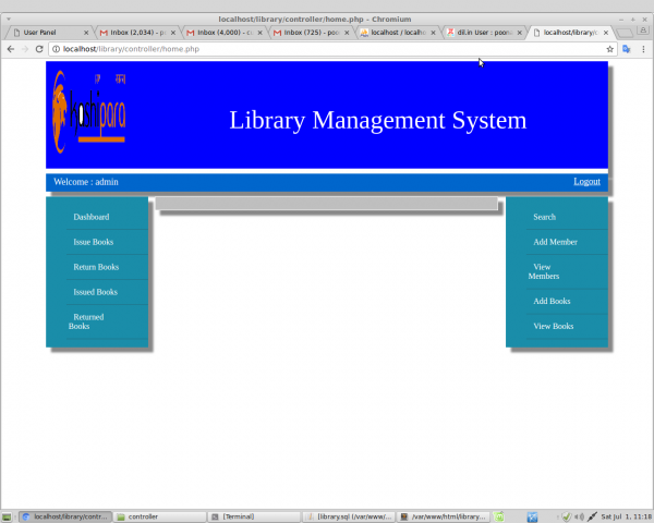 Online Library System Project In Php With Source Code And Report