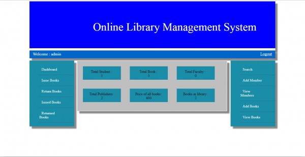 Online Library Managment System Mysql Project in PHP with Source Code ...