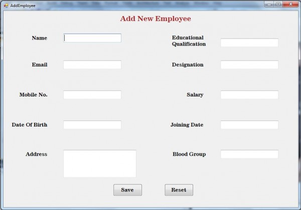 Download Employe Management System (EMS) Project in VB with Source Code ...