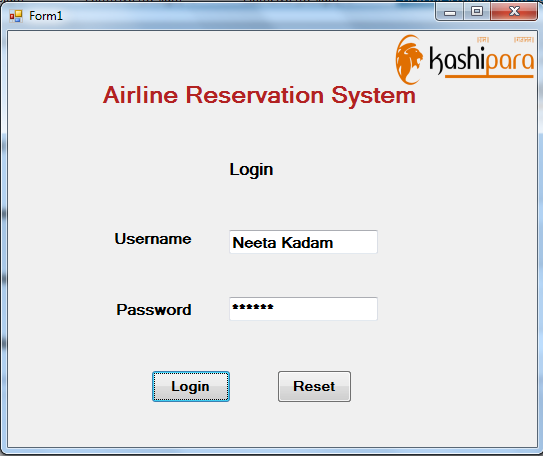 Free Download Airline Reservation System Project In Vb With Source Code And Database Ms Sql Server 2008 With Document Kashipara