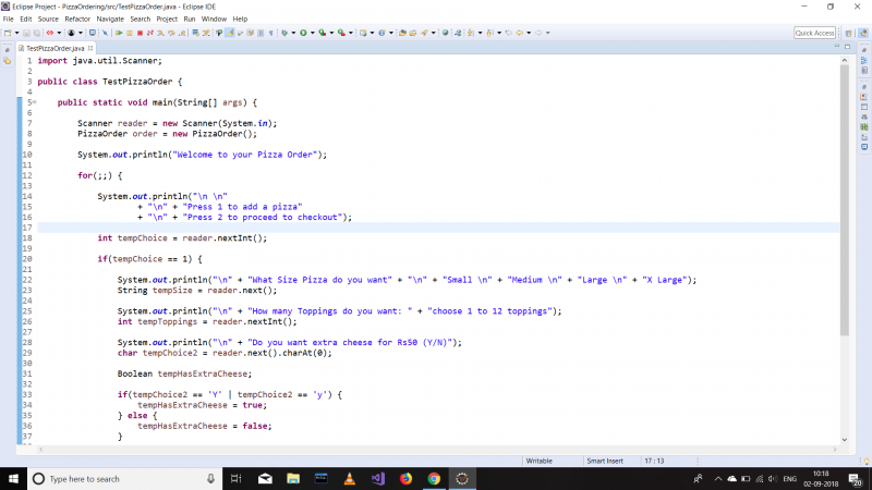 Download Pizza Ordering Project in Java with Source Code and Report ...