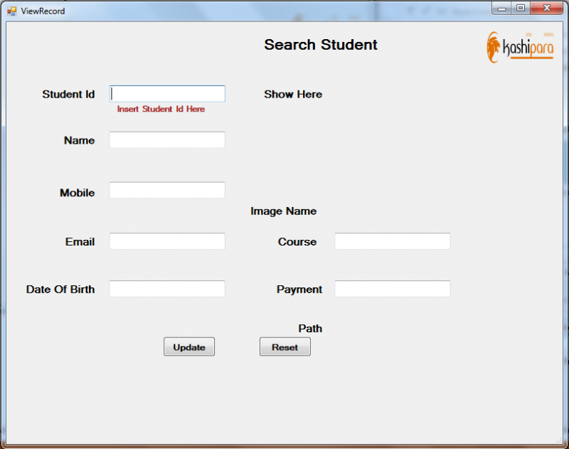 Student Record Management System Project In C# .NET With Source Code ...