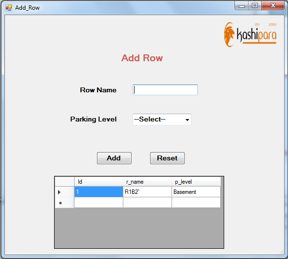 Free Download Car Parking Management System Project In Vb With Source Code And Database Ms Sql Server 2008 With Document Kashipara