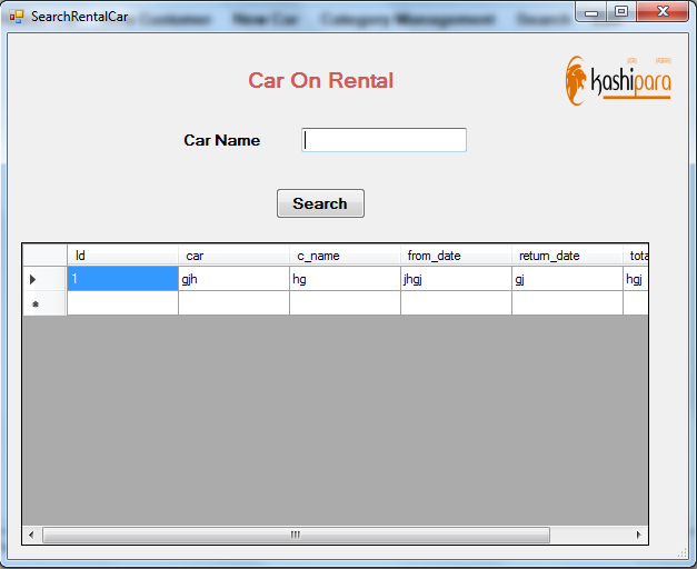 Car Rental Management System Project In C# .NET With Source Code And ...