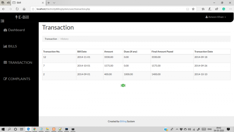 Electricity Billing System Project In PHP With Source Code And Report ...