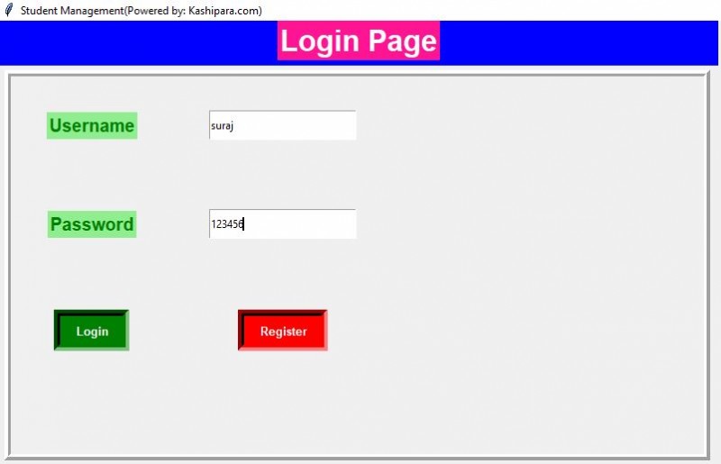 Download Simple Student Management System Project in Python with Source ...