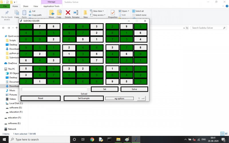 Sudoku Solver in Python - Lior Sinai