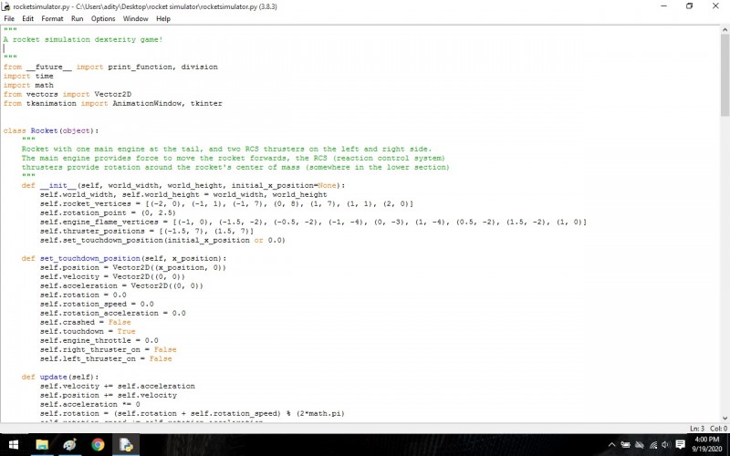 Download Rocket Simulator Using Python- Tkinter Project in Python with ...