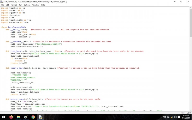 Download Port Scanner Using Python- Tkinter Project in Python with ...
