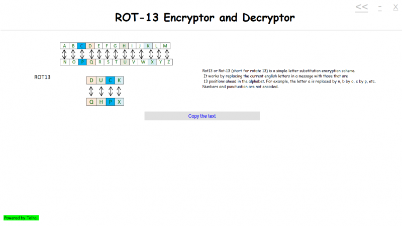 Decoder Of Rot13 Project In C# .NET With Source Code And Report - Kashipara