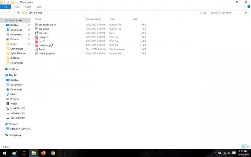 Download 2D Car Game App Using The Python - Tkinter Project in Python ...