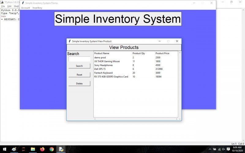 Python Inventory Management System Customtkinter Tkin - vrogue.co