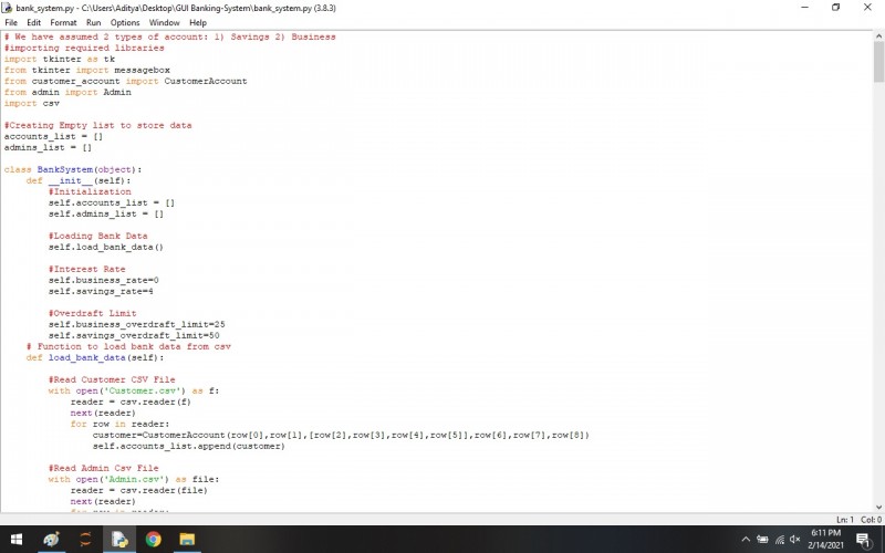 Python program to GUI Banking-System GUI App Using The Python - Tkinter ...