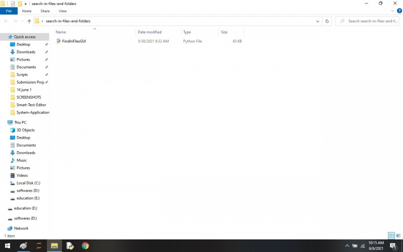 Python program to Search-in-files-and-folders Using Python -Tkinter ...