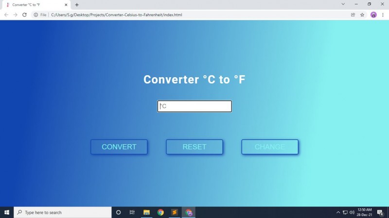 Download Celsius To Fahrenheit Converter Project In Javascript With Source Code And Report 7808