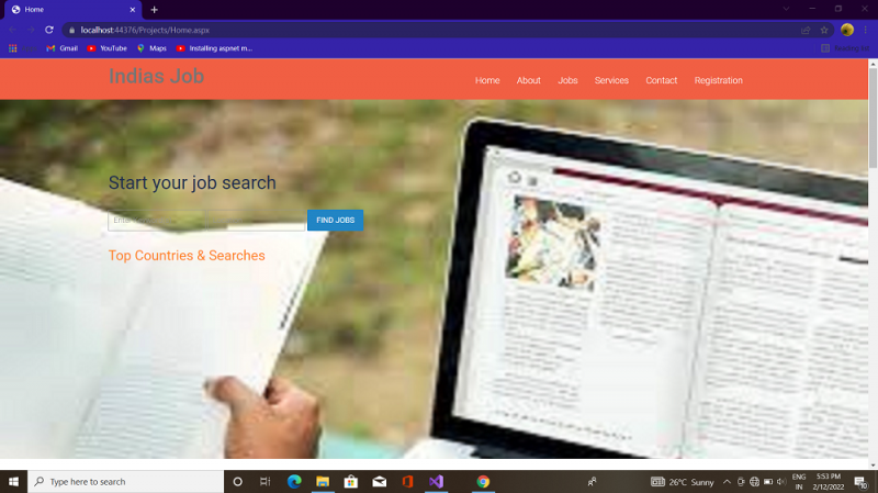 Online Job Portal Project in C# .NET with Source Code and Report - kashipara