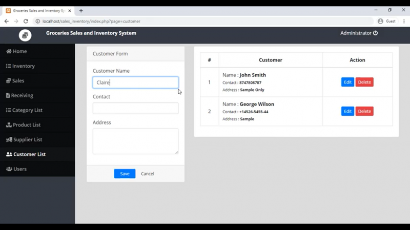 Download Grocery Store Management System Project in PHP with Source ...