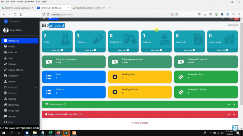 Download Medical Laboratory Management System Project in PHP with ...