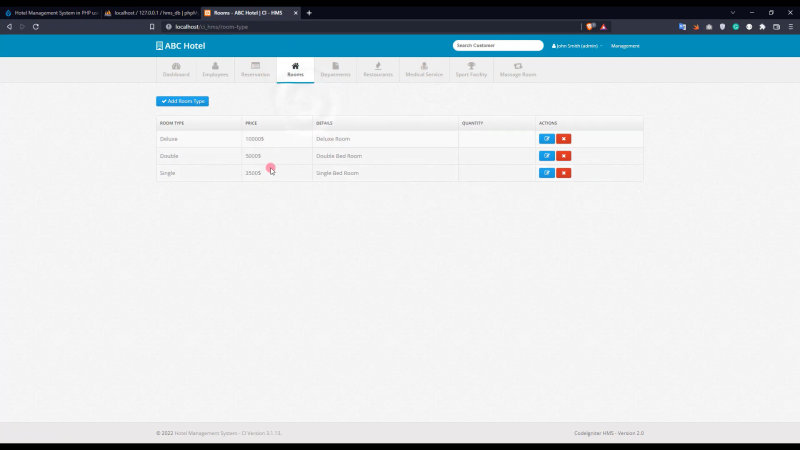 Hotel Management System Project In PHP With Source Code And Report ...