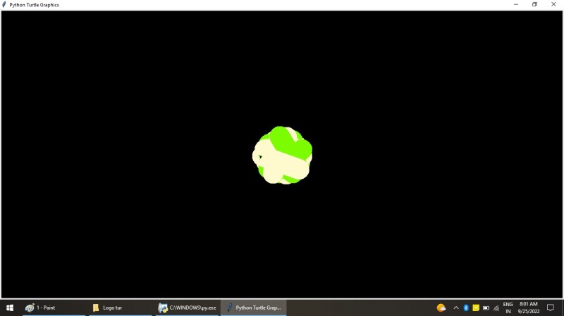 Python program to Basic New Logo Tur Design Using The Python- Tkinter ...