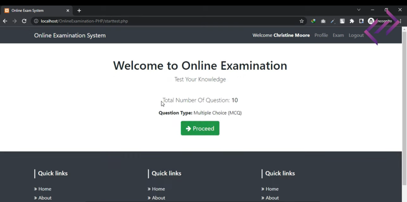 Online Examination System Project In PHP With Source Code And Report ...